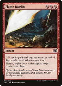 Flame Javelin, Duel Decks: Anthology