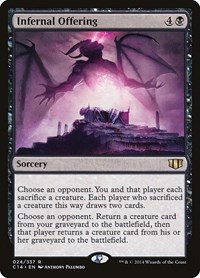 Infernal Offering, Commander 2014