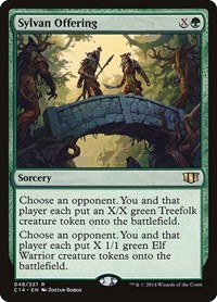 Sylvan Offering, Commander 2014