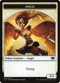 Angel // Cat Double-Sided Token, Commander 2014
