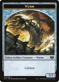 Wurm (033) // Goat Double-sided Token, Commander 2014