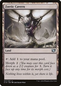 Zoetic Cavern, Commander 2014