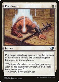 Condemn, Commander 2014