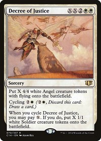 Decree of Justice, Commander 2014