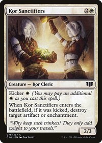Kor Sanctifiers, Commander 2014