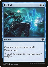 Exclude, Commander 2014