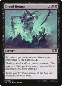 Dread Return, Commander 2014