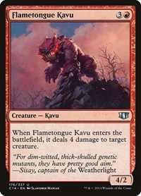 Flametongue Kavu, Commander 2014