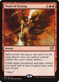Word of Seizing, Commander 2014
