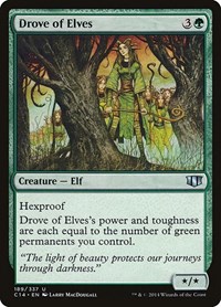 Drove of Elves, Commander 2014
