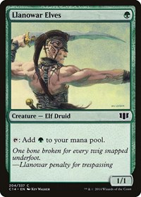 Llanowar Elves, Commander 2014