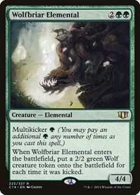 Wolfbriar Elemental, Commander 2014