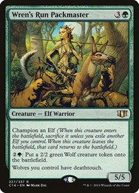 Wren's Run Packmaster, Commander 2014