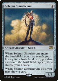 Solemn Simulacrum, Commander 2014