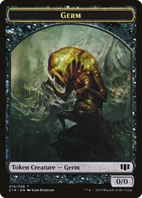 Germ // Zombie (016) Double-Sided Token, Commander 2014