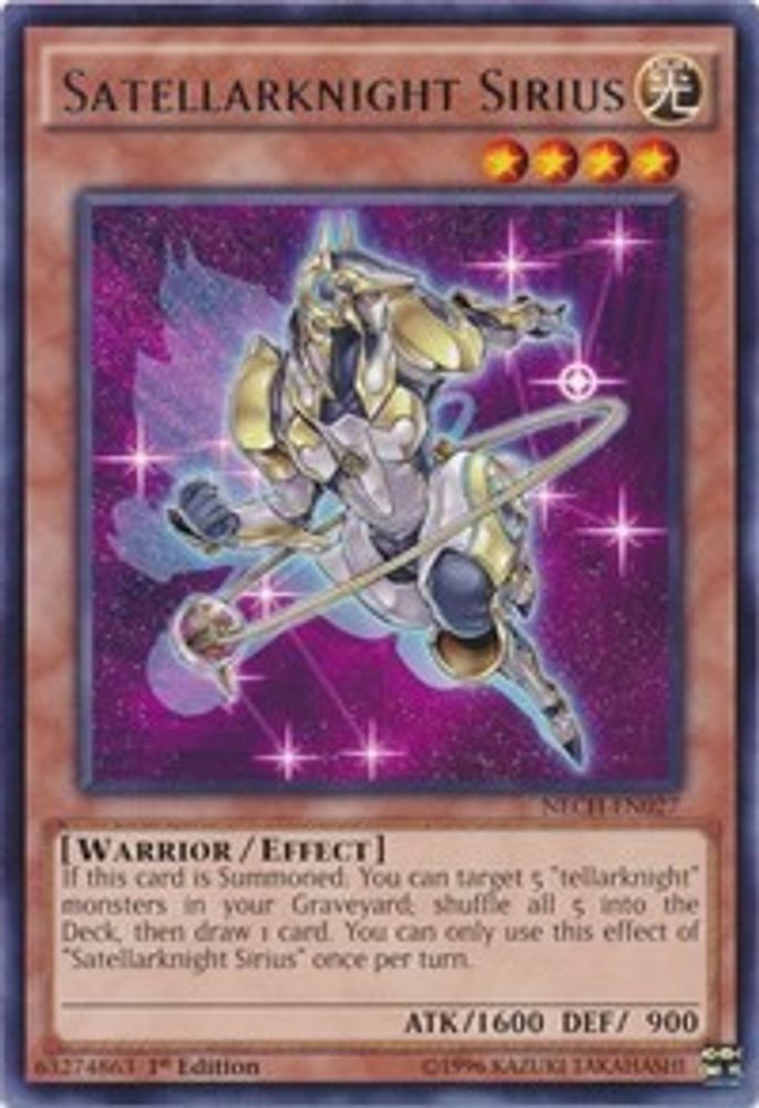 Satellarknight Sirius, 1st-edition, front