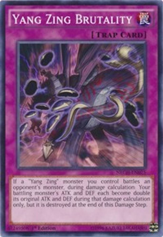 Yang Zing Brutality, 1st-edition, front