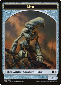 Myr // Pentavite Double-Sided Token, Commander 2014