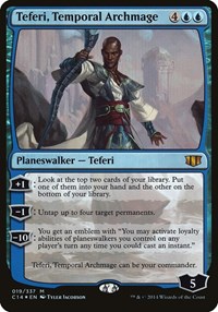 Teferi, Temporal Archmage (Commander 2014), Oversize Cards