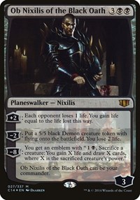 Ob Nixilis of the Black Oath (Commander 2014), Oversize Cards