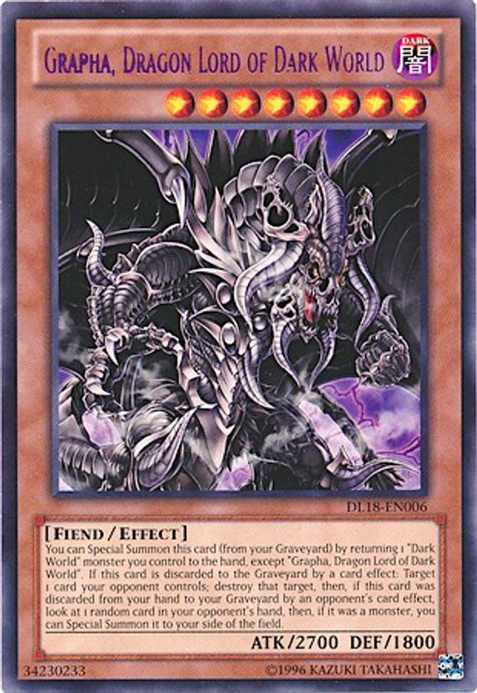 Grapha, Dragon Lord of Dark World (Purple), Standard, front