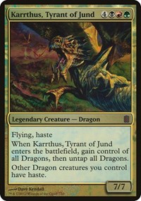 Karrthus, Tyrant of Jund (Commander's Arsenal), Oversize Cards