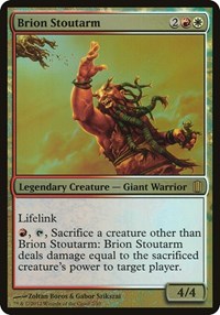 Brion Stoutarm (Commander's Arsenal), Oversize Cards