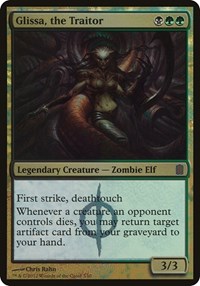 Glissa, the Traitor (Commander's Arsenal), Oversize Cards