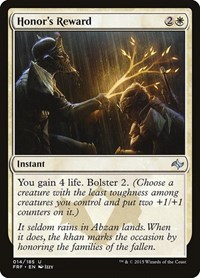 Honor's Reward, Fate Reforged