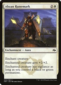 Abzan Runemark, Fate Reforged