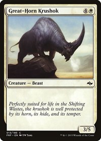 Great-Horn Krushok, Fate Reforged