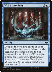 Write into Being, Fate Reforged