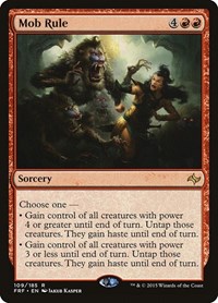 Mob Rule, Fate Reforged