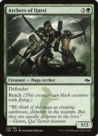 Archers of Qarsi, Fate Reforged