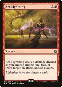 Arc Lightning, Ugin's Fate Promos