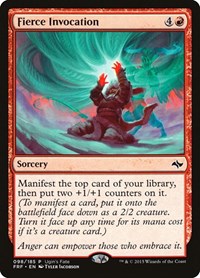 Fierce Invocation, Ugin's Fate Promos