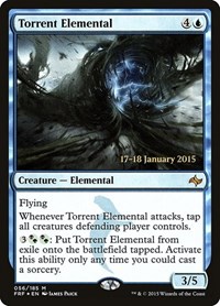 Torrent Elemental, Prerelease Cards