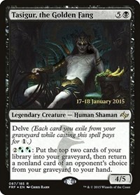 Tasigur, the Golden Fang, Prerelease Cards
