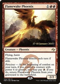 Flamewake Phoenix (FRF), Prerelease Cards