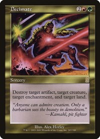 Decimate, Odyssey