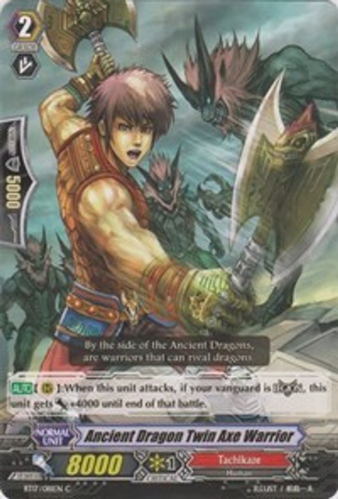 Ancient Dragon Twin Axe Warrior, Standard, front
