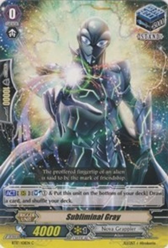 Subliminal Gray, Standard, front