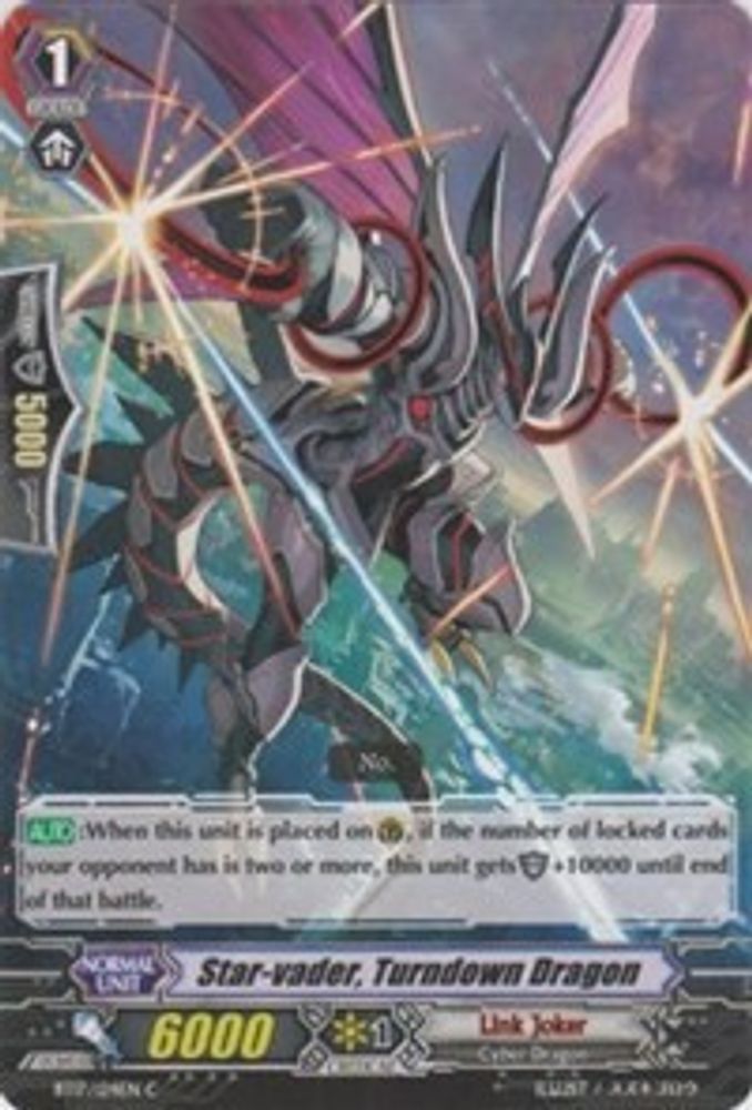Star-vader, Turndown Dragon, Standard, front