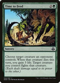 Time to Feed, Duel Decks: Elspeth vs. Kiora