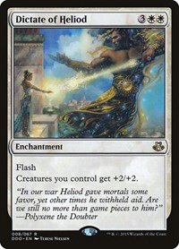 Dictate of Heliod, Duel Decks: Elspeth vs. Kiora