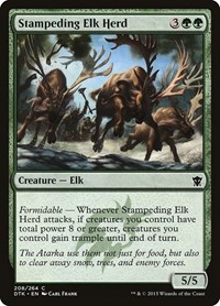 Stampeding Elk Herd, Dragons of Tarkir