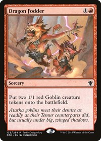 Dragon Fodder, Tarkir Dragonfury Promos
