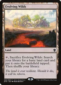 Evolving Wilds, Tarkir Dragonfury Promos