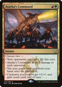 Atarka's Command, Dragons of Tarkir