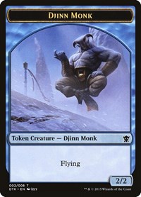 Djinn Monk Token, Dragons of Tarkir